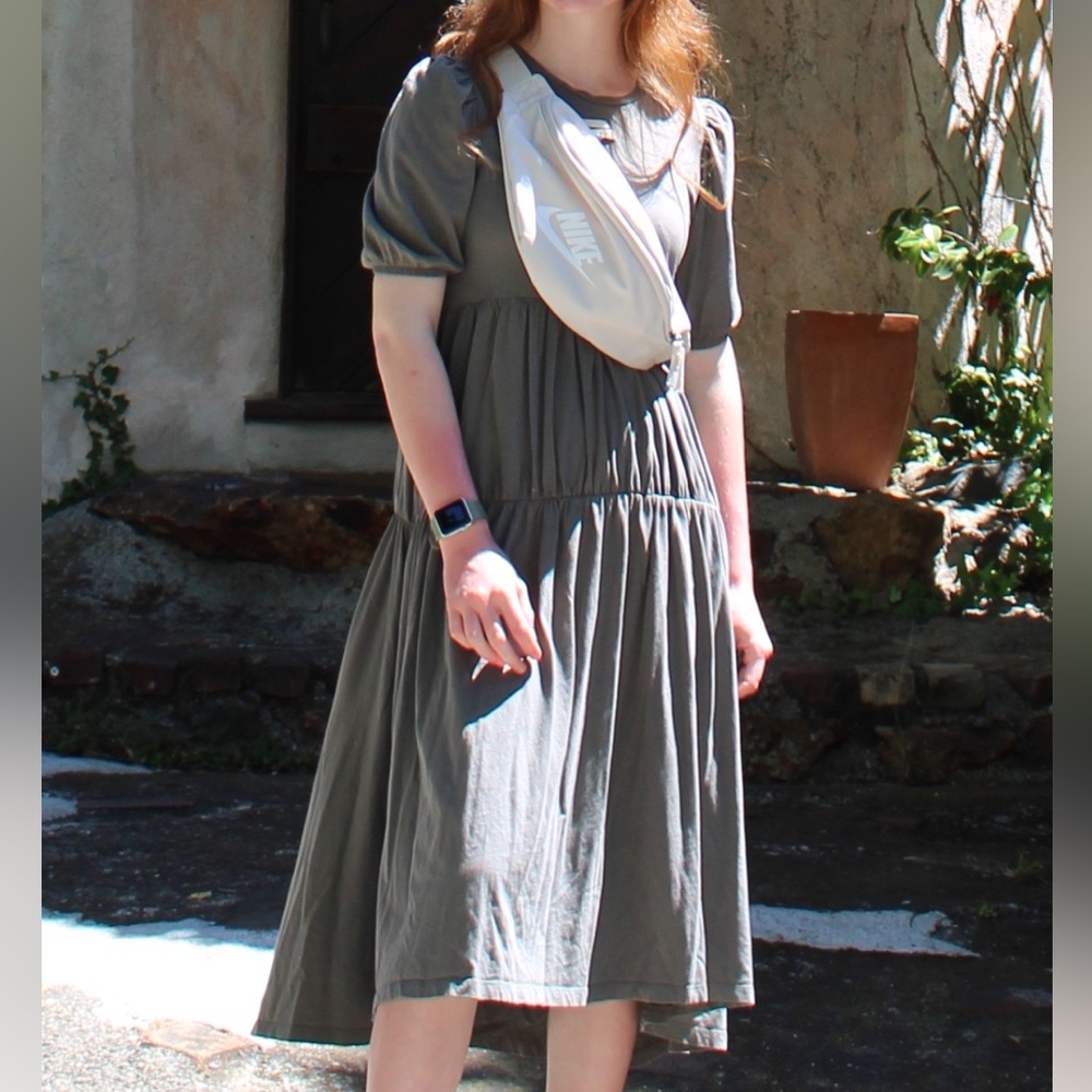 ZARA TIERED DRESS SZ M